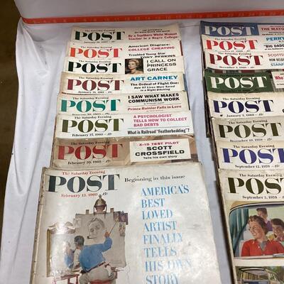 Saturday Evening Post magazines