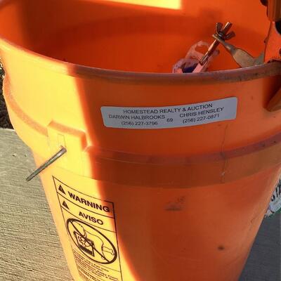 bucket of tools