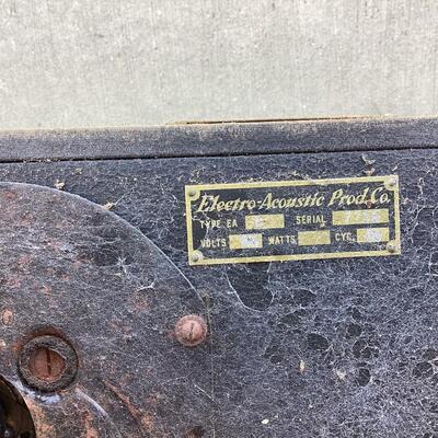 Electro Acoustic Antique portable record player