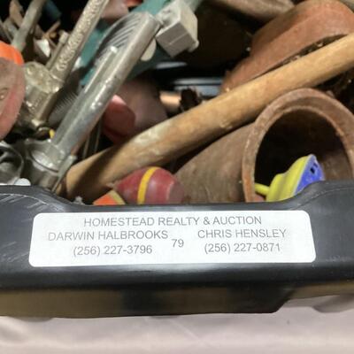 tub of antique toys