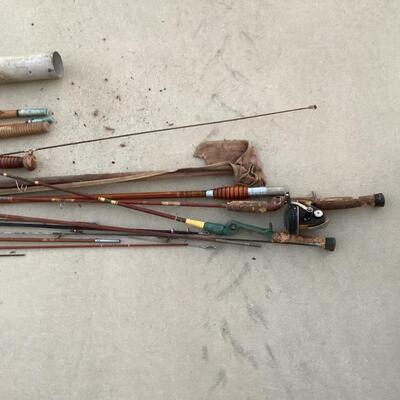 antique fishing rods