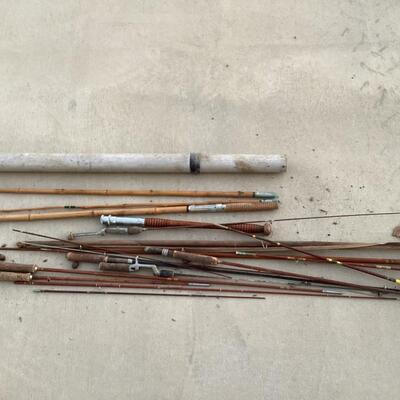 antique fishing rods