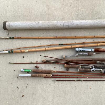 antique fishing rods