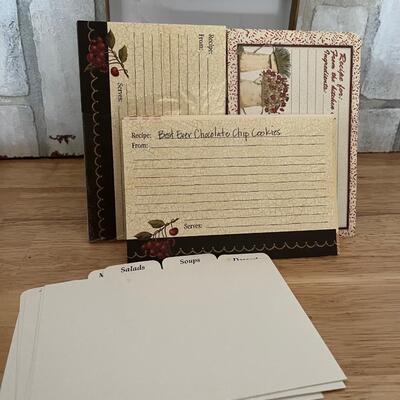 Vintage recipe box
