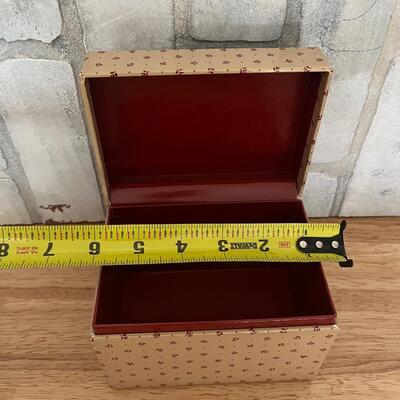 Vintage recipe box