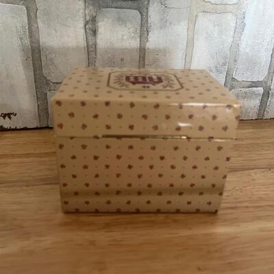 Vintage recipe box