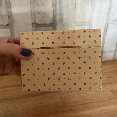 Vintage recipe box