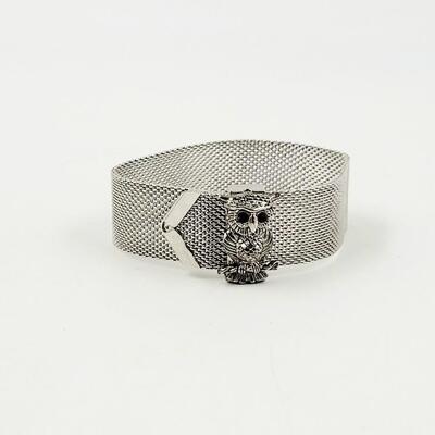 SARAH COVENTRY VINTAGE MESH OWL BRACELET