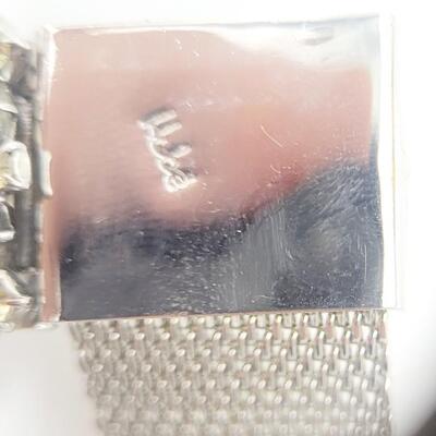 VINTAGE SIGNED HOBE VICTORIAN REVIVAL GLASS CAMEO BRACELET