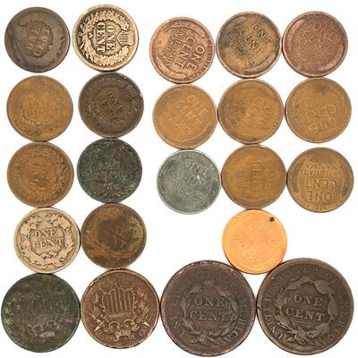 Grouping of 22 Coins
