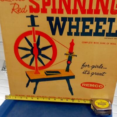 LOT 211   REMCO LITTLE RED SPINNING WHEEL