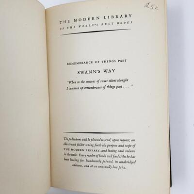 1928 SWANNS WAY BY MARCEL PROUST