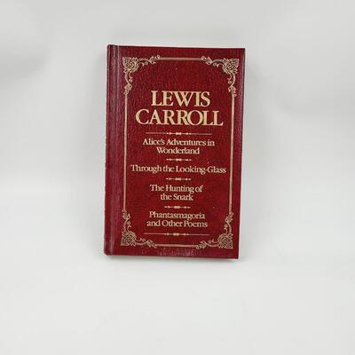 LEWIS CARROL "ALICE IN WONDERLAND & MORE" HARDBACK BOOK 1982 ISSUE