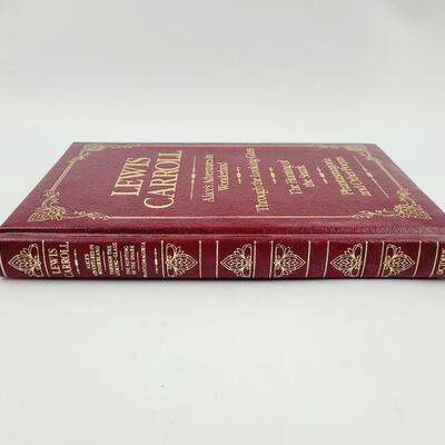 LEWIS CARROL "ALICE IN WONDERLAND & MORE" HARDBACK BOOK 1982 ISSUE