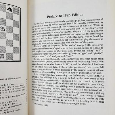 LEWIS CARROL "ALICE IN WONDERLAND & MORE" HARDBACK BOOK 1982 ISSUE