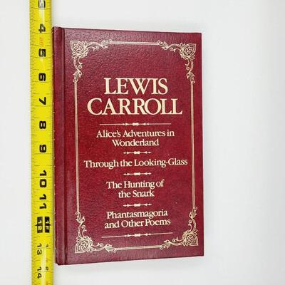 LEWIS CARROL "ALICE IN WONDERLAND & MORE" HARDBACK BOOK 1982 ISSUE
