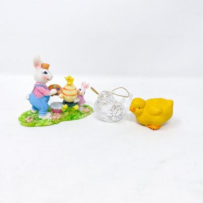 ASSORTED SPRINGTIME ANIMALS FIGURINE BUNDLE