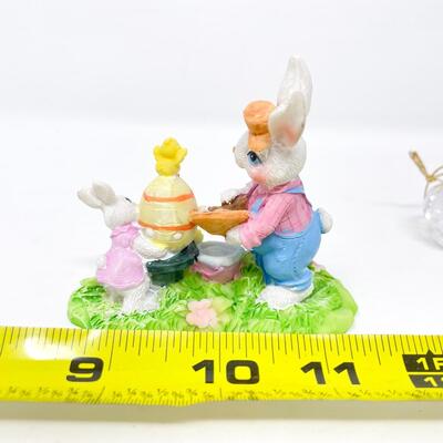 ASSORTED SPRINGTIME ANIMALS FIGURINE BUNDLE