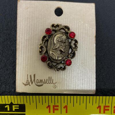 VINTAGE MAMSELLE ROMAN SOLDIER PIN