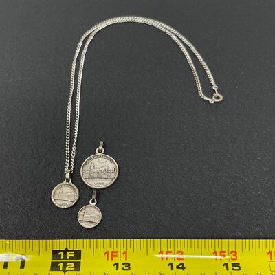 WALLFAHRTSKIRCHE, WIES, GERMANY NECKLACE & PENDANTS BUNDLE