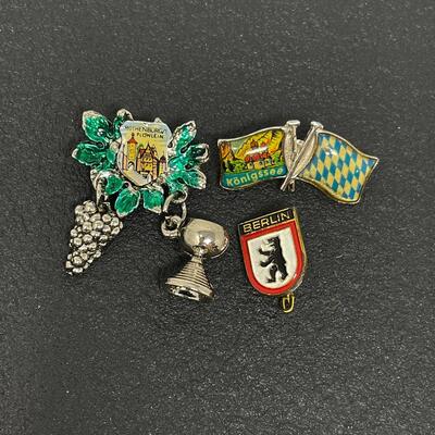 GERMANY SOUVENIR PINS BUNDLE