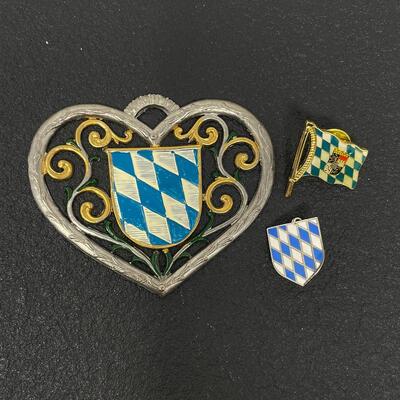 GERMAN PINS & PENDANT BUNDLE