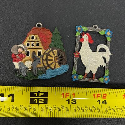 ROOSTER METAL PENDANT BUNDLE