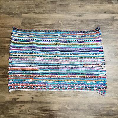 VINTAGE STYLE RAG RUG #1