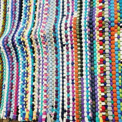 VINTAGE STYLE RAG RUG #1