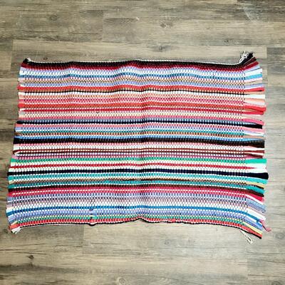 VINTAGE STYLE RAG RUG #2