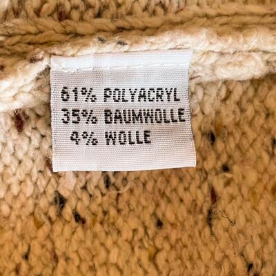GERMAN CHICKEN CARDIGAN - SIZE LARGE