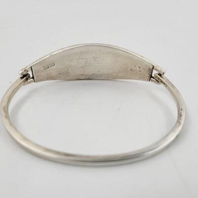 ALPACA MEXICO SILVER INLAID BRACELET