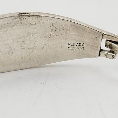 ALPACA MEXICO SILVER INLAID BRACELET
