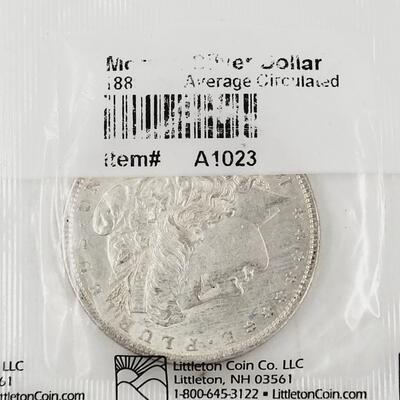 1889 MORGAN SILVER DOLLAR IN PKG