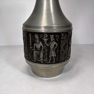 Norwegian Midcentury Pewter Vase