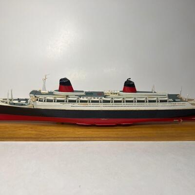 Ship Model in Display case