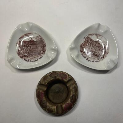 Various Worldwide Ashtrays