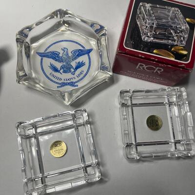 Lot of various ashtrays - metal from US Constitution