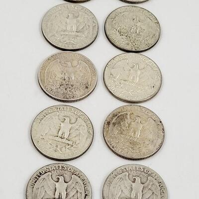 50S & 60S SILVER QUARTERS - 10PC