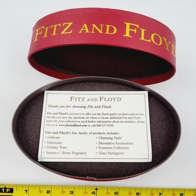 FITZ & FLOYD GLASS MENAGERIE SHOE COLLECTABLE