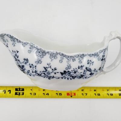 WH GRINDLEY & C ENGLAND CHINA GRAVY PITCHER