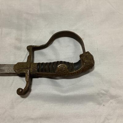 German WW1 officer's sword and scabbard
