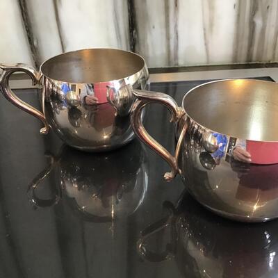 K140 - Silver Punch Cups & Punch Ladle
