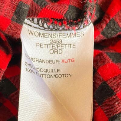 WOOLRICH RED GINGHAM BUTTON-DOWN SHIRT - SIZE XL PETITE