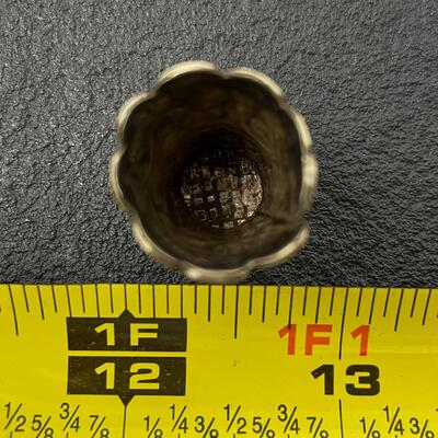 ANTIQUE MEXICO 925 STERLING SILVER THIMBLE