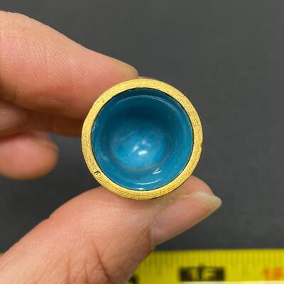 VINTAGE ENAMEL CLOISONNE THIMBLE