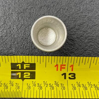 VINTAGE â€œDRINK COCA-COLA IN BOTTLESâ€ ALUMINUM THIMBLE