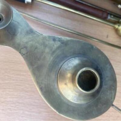 Solid brass genie lamp
