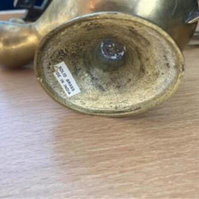 Solid brass genie lamp