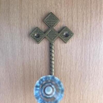 Brass wall hook